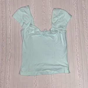 Teal Guess Top